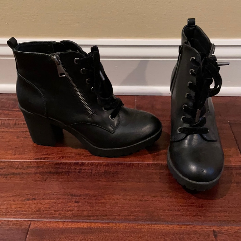 Mossimo Black Combat Boots
